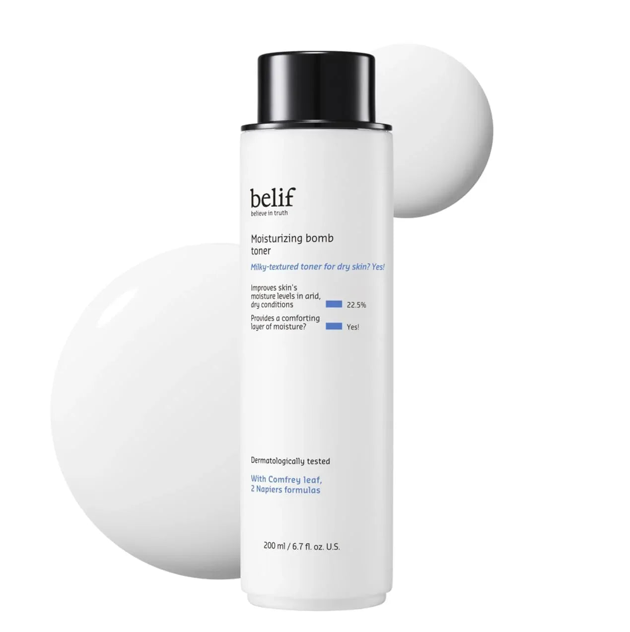 Belif Niacinamide Hydrating Toner 6.7 Fl Oz – Lightweight Cooling Formula with Hyaluronic Acid
