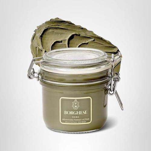 Borghese Advanced Fango Active Mud Mask — Deep Cleansing Clay Mask with Hyaluronic Acid for Oily and Combination Skin