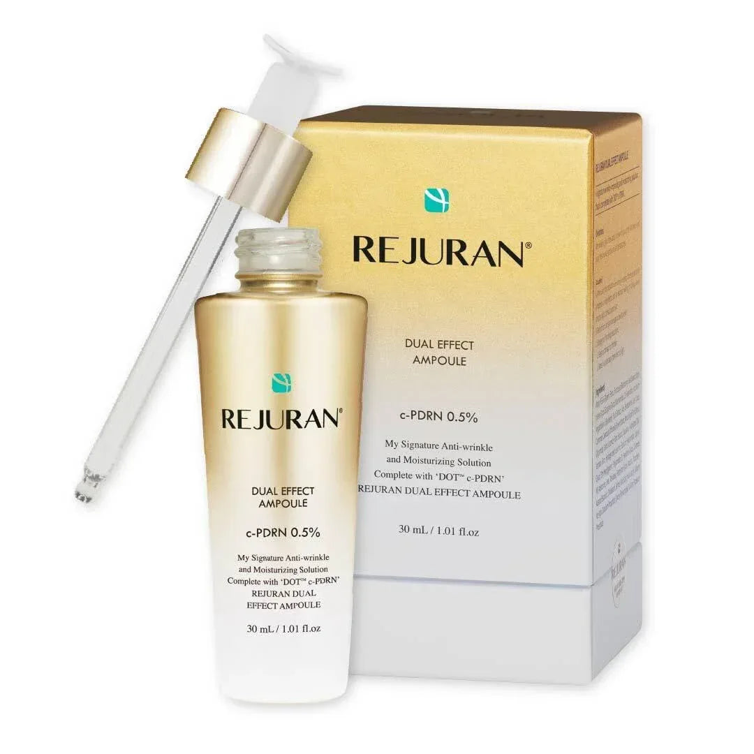 REJURAN Dual Effect Ampoule — Salmon DNA Anti-Aging Serum for Barrier Repair, Collagen Support & Deep Hydration