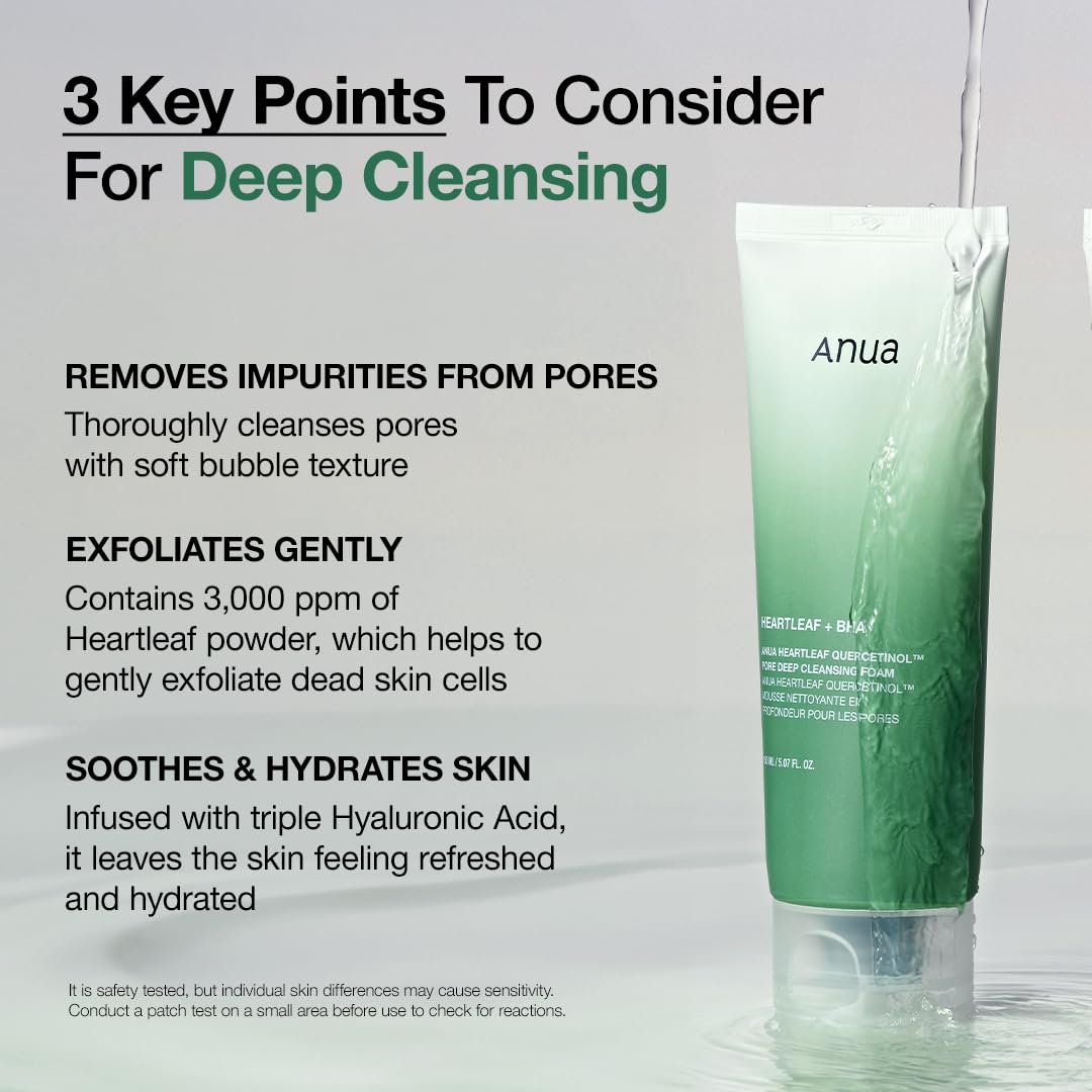 Anua Heartleaf Quercetinol Pore Deep Cleansing Foam — A Gentle Daily Cleanser That Actually Respects Your Skin Barrier