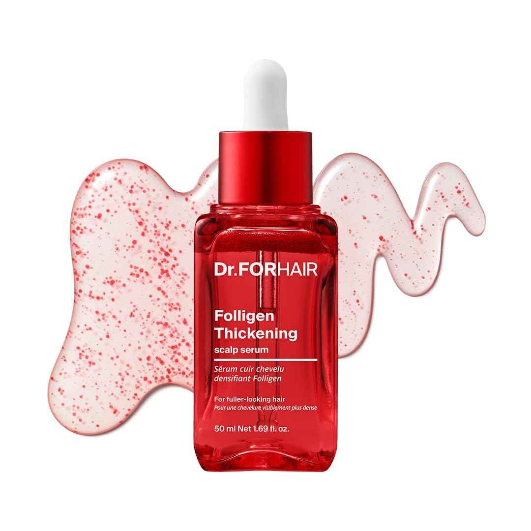 DR.FORHAIR Folligen Thickening Scalp Serum, Biotin Peptide Hair Density Serum, Korean Scalp Treatment for Fuller-Looking Hair