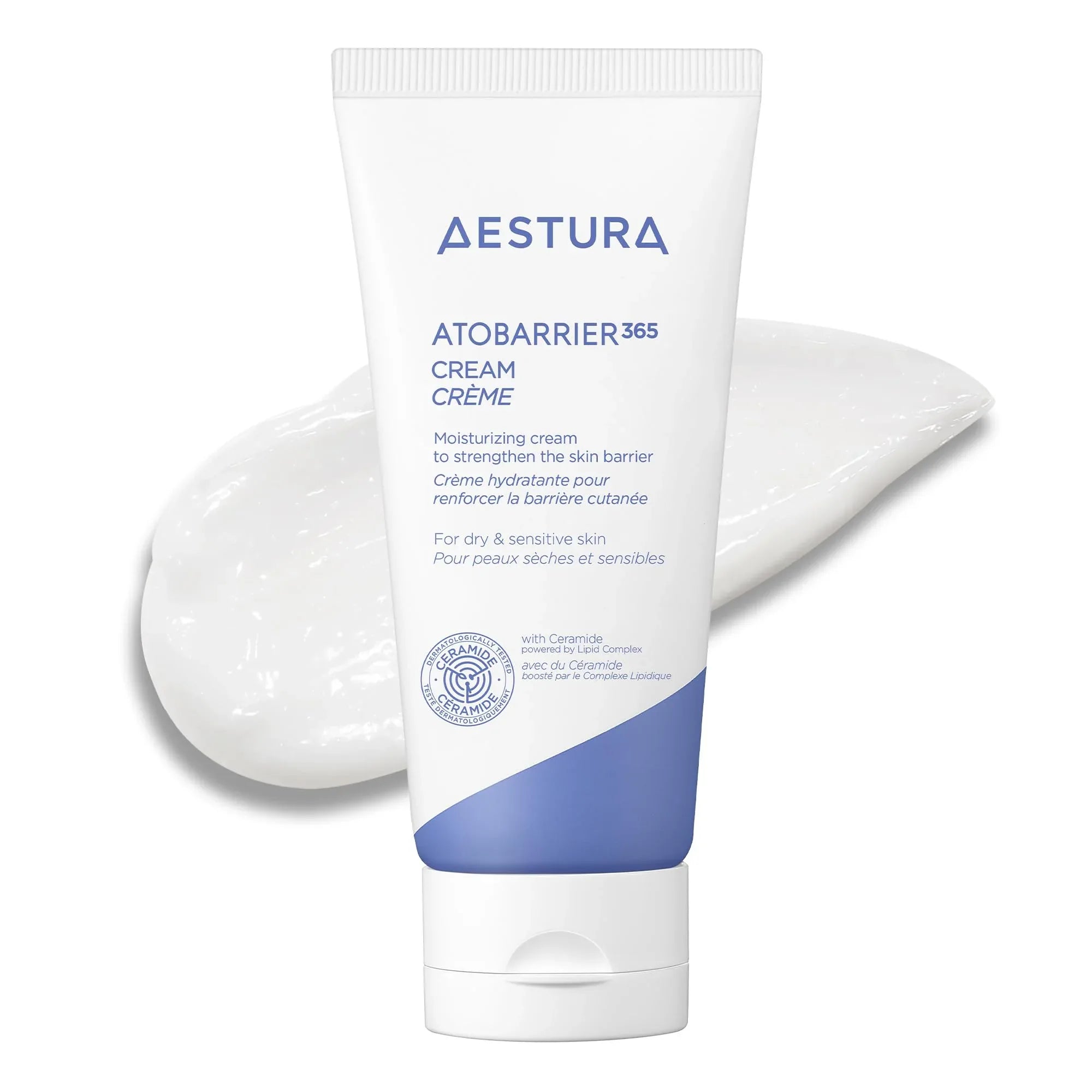 AESTURA ATOBARRIER365 Cream with Ceramides for Sensitive Skin | 120H Hydration, Non-Comedogenic, 80 mL