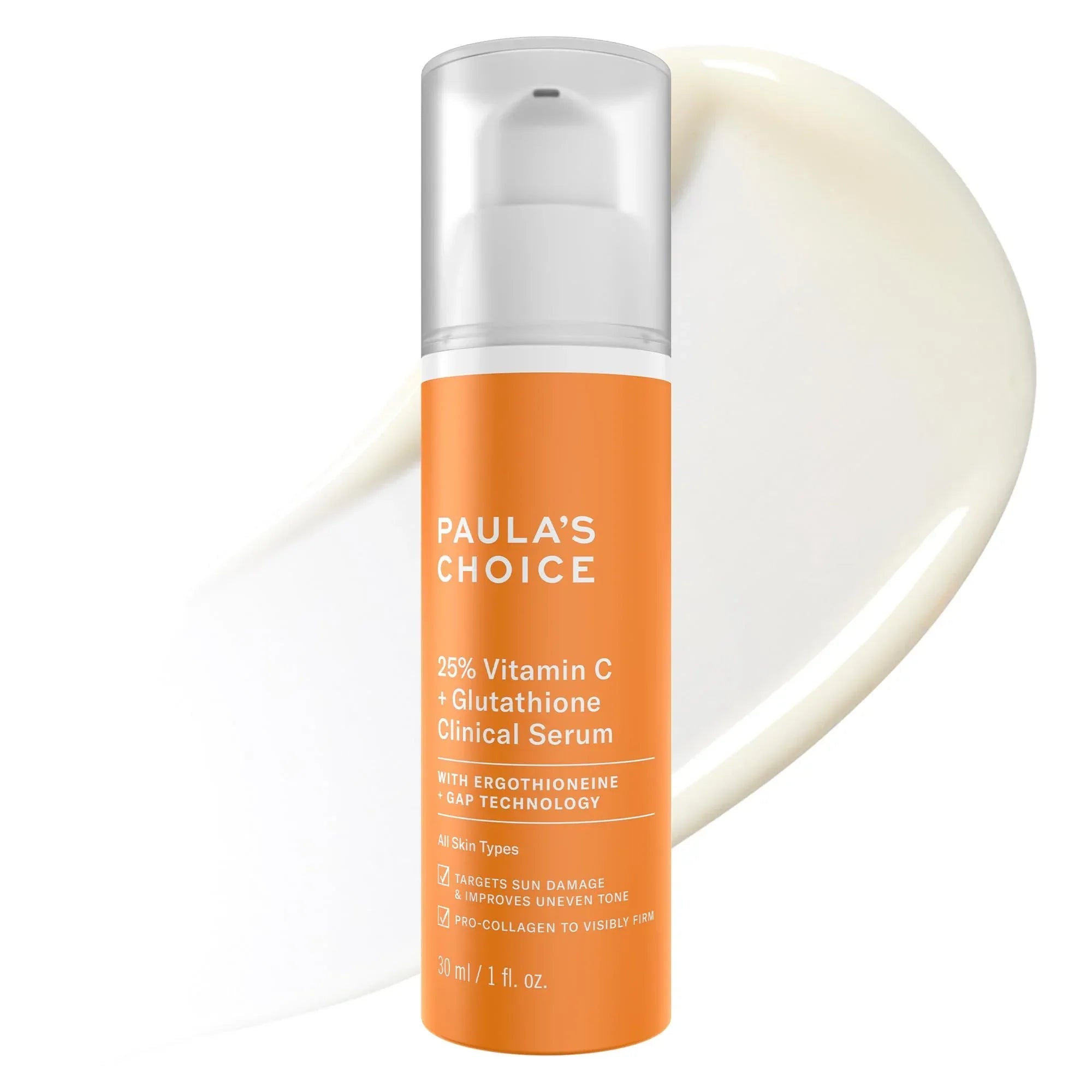 Paula's Choice 25% Vitamin C + Glutathione Clinical Serum - Brightening Serum, Dark Spot Corrector