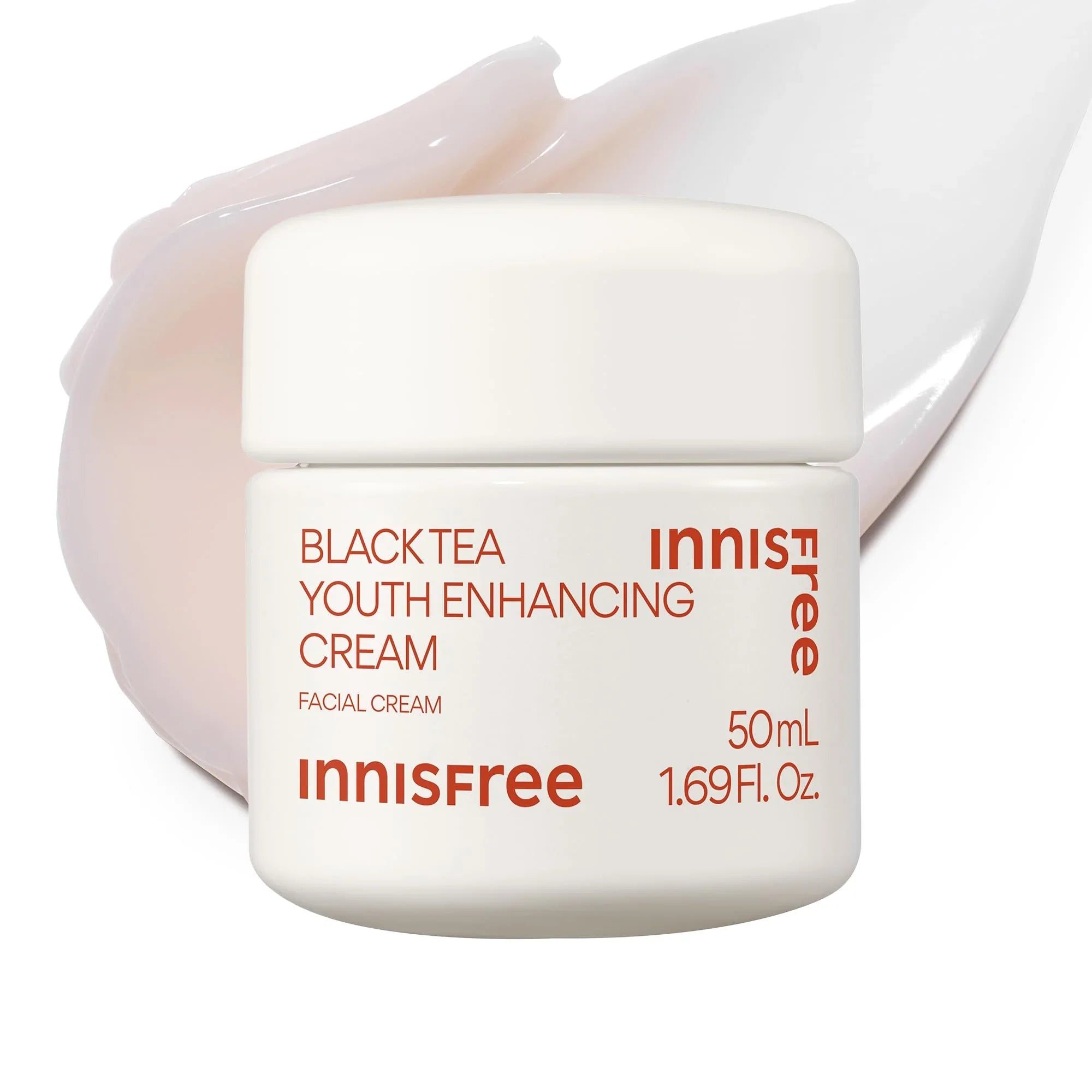 innisfree Black Tea Youth Enhancing Cream - Lightweight Korean Moisturizer