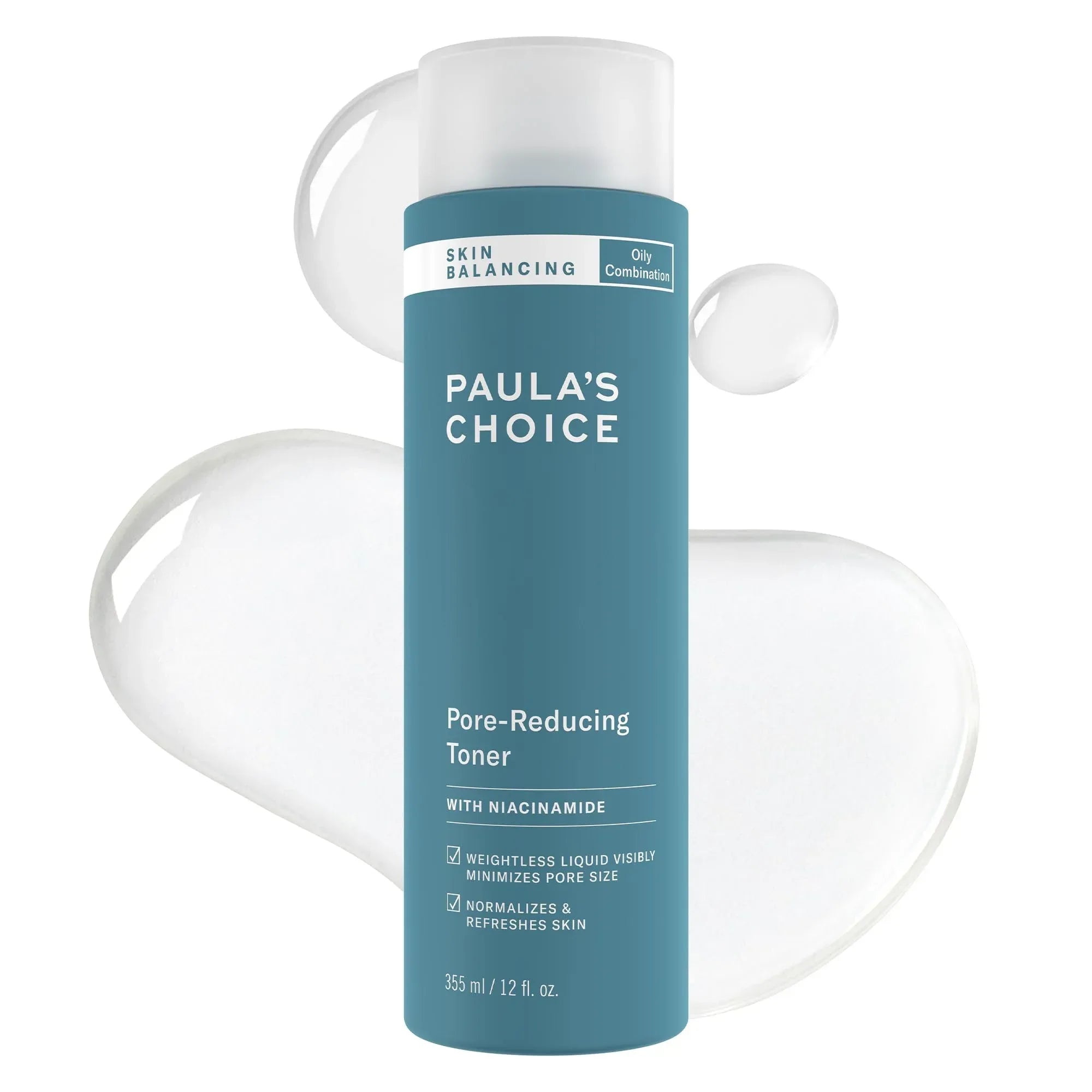 Paula's Choice SKIN BALANCING Pore-Reducing Face Toner - Niacinamide, Fragrance-Free Alcohol-Free Korean-Inspired Toner