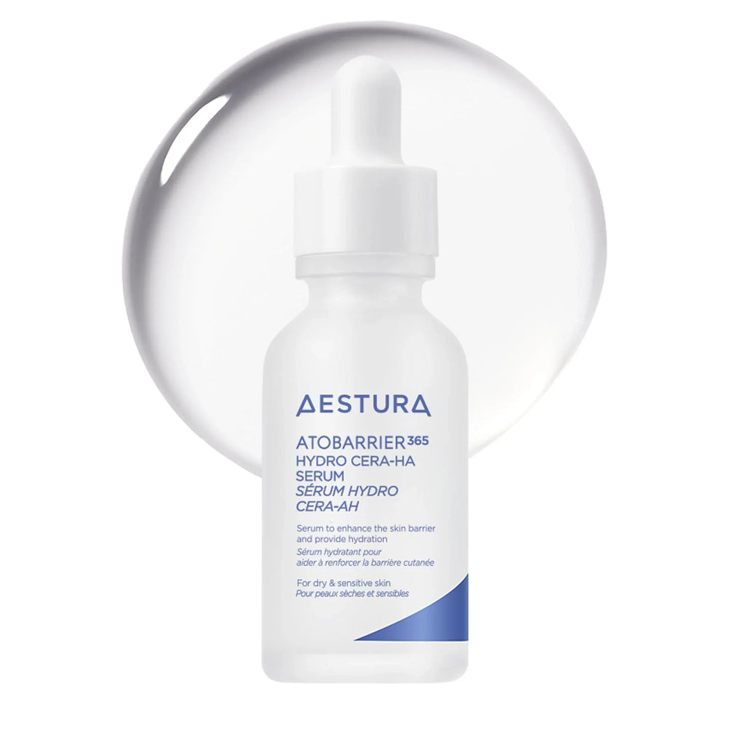 AESTURA ATOBARRIER365 Hydro CERA-HA Face Serum — Ceramide & Hyaluronic Acid Barrier Repair Serum for Dry, Sensitive & Combination Skin, 30ml