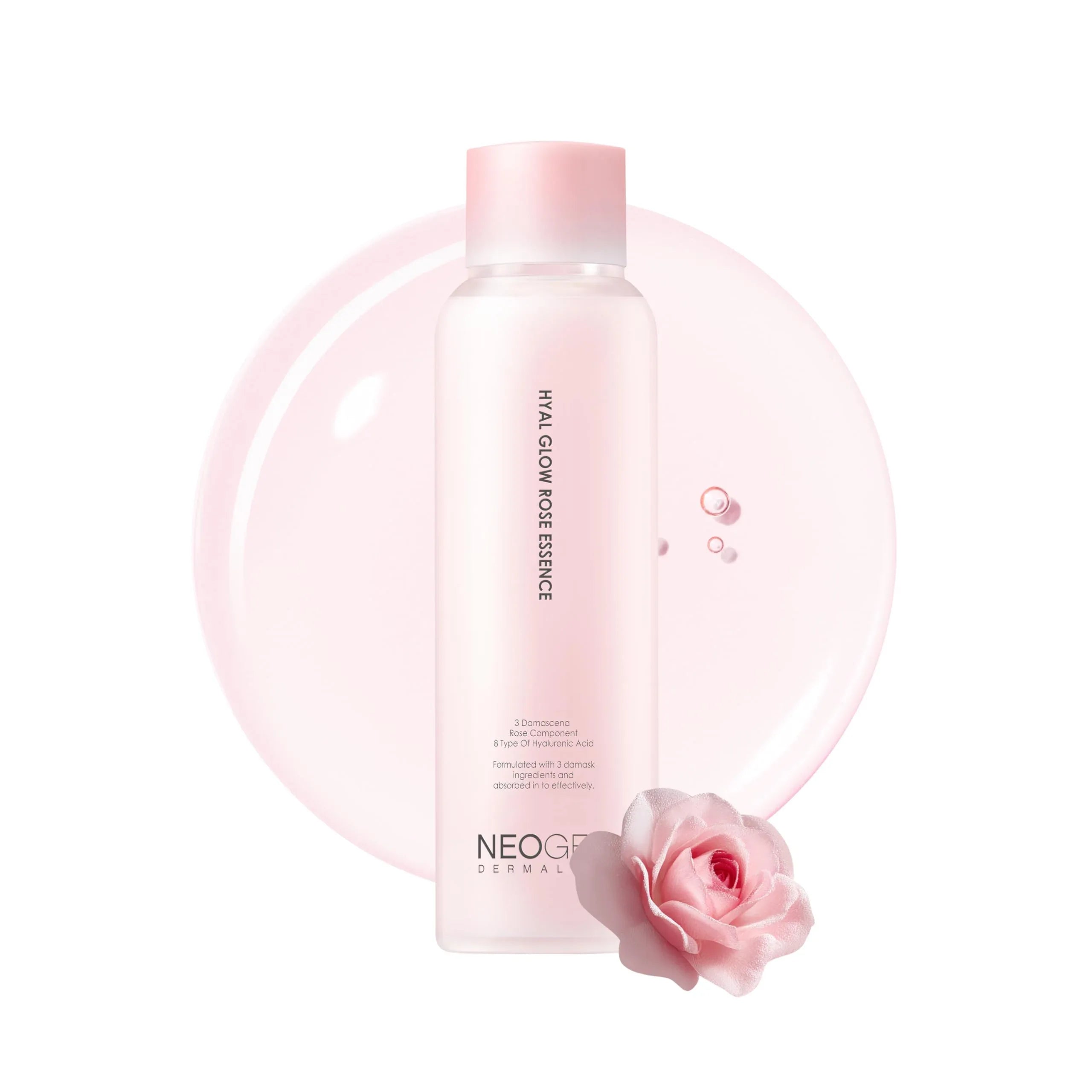 DERMALOGY by Neogen Hyal Glow Rose Essence – 74% Damask Rose Water