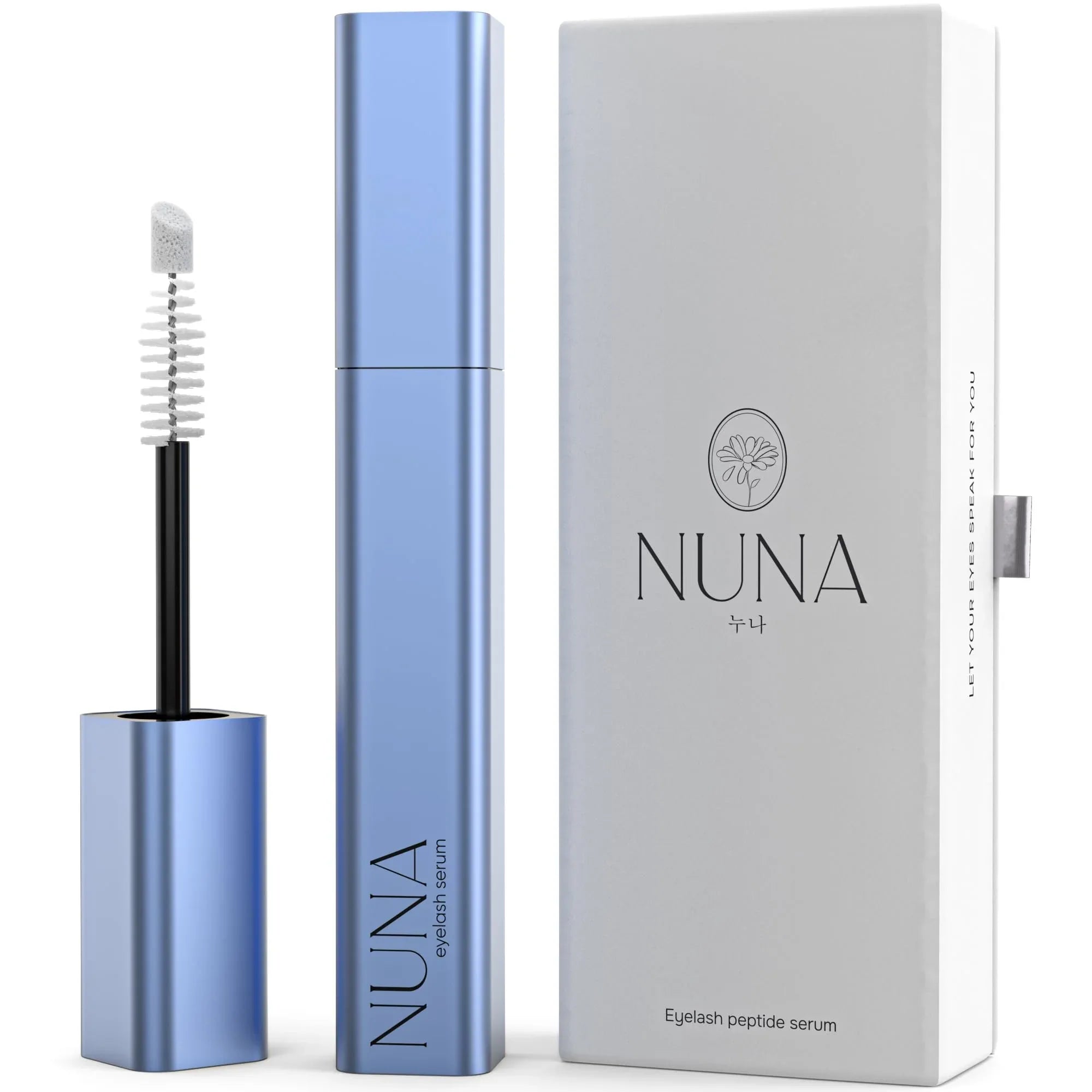NUNA Eyelash Enhancing Serum — Peptide, Biotin & Botanical Formula for Fuller, Stronger Lashes and Brows