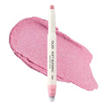 CLIO Soft Blending Eyeshadow Stick, Long Lasting Matte Shimmer Glitter Finishes, Built-in Brush for Easy Blending, Coconut-Derived Ester Oil Infused, S101 FALLIN PEONY