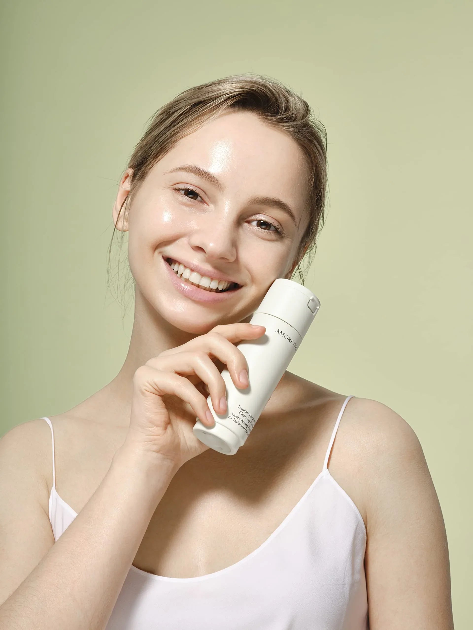 AMOREPACIFIC Treatment Enzyme Peel Cleansing Powder - Gentle Exfoliator with Hyaluronic Acid & Green Tea, 1.9 oz