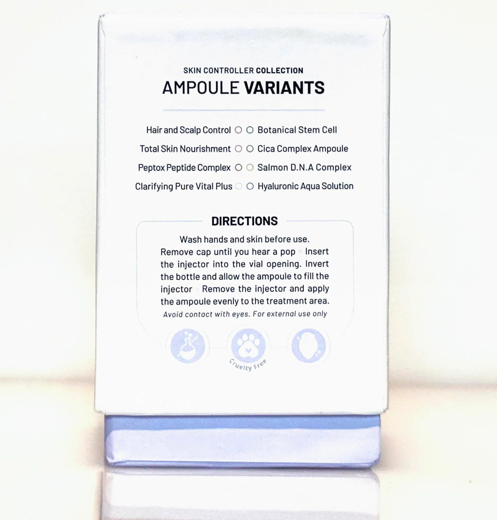 BRÜUN Advance Microneedling Korean Serum — 4 Booster Ampule Kit for Face and Body with AC, SC, SD and HY Control Serums