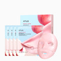 ANUA Peach 70 Niacin Brightening Collagen Mask, Overnight Face Mask for Glass Skin, Niacinamide, Collagen Facial Mask, Glow up with Hydration, Natural Color, Korean Skin Care (38g, 4ea)