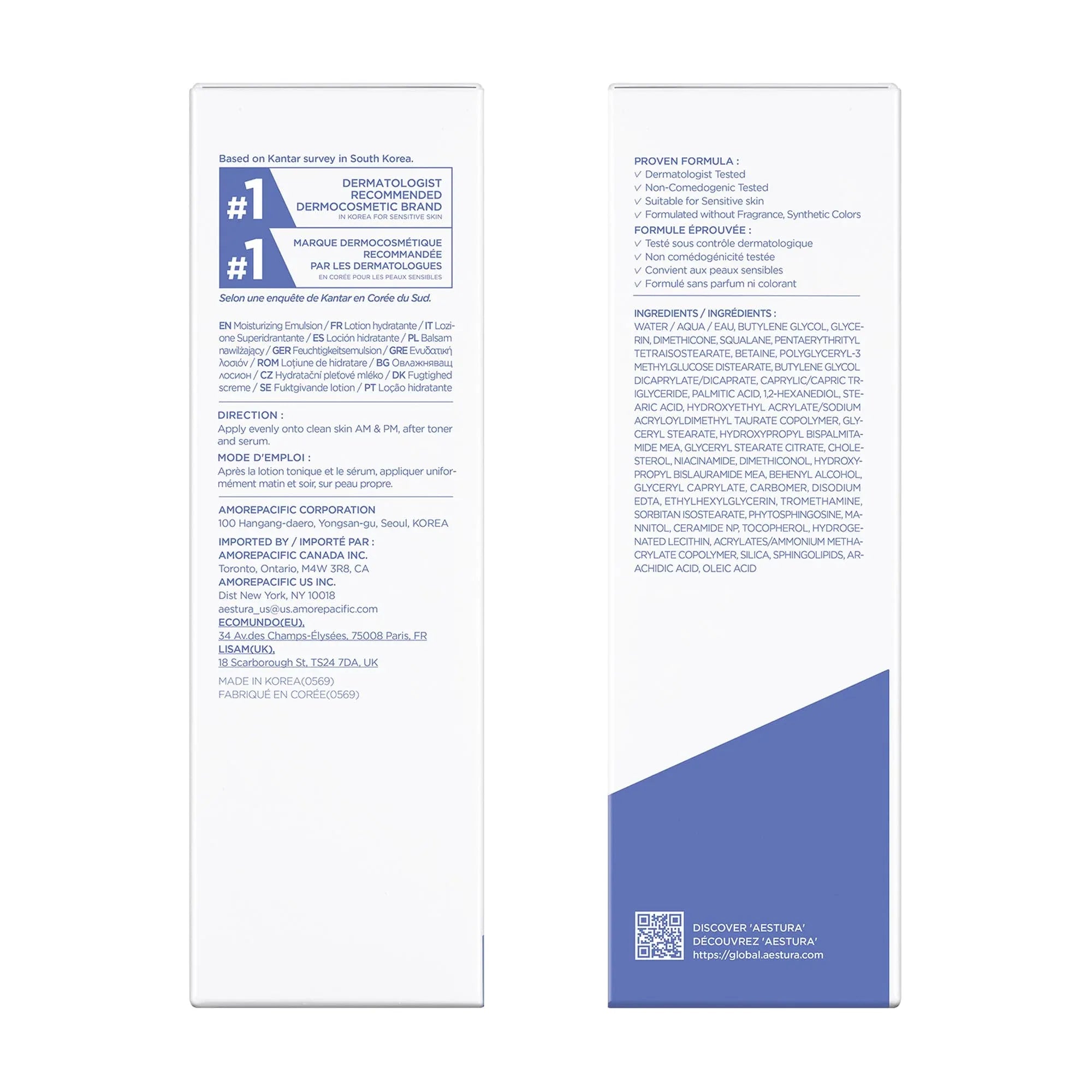 AESTURA ATOBARRIER365 Lightweight Face Moisturizer with Ceramides & Triple Lipid Complex 150ML