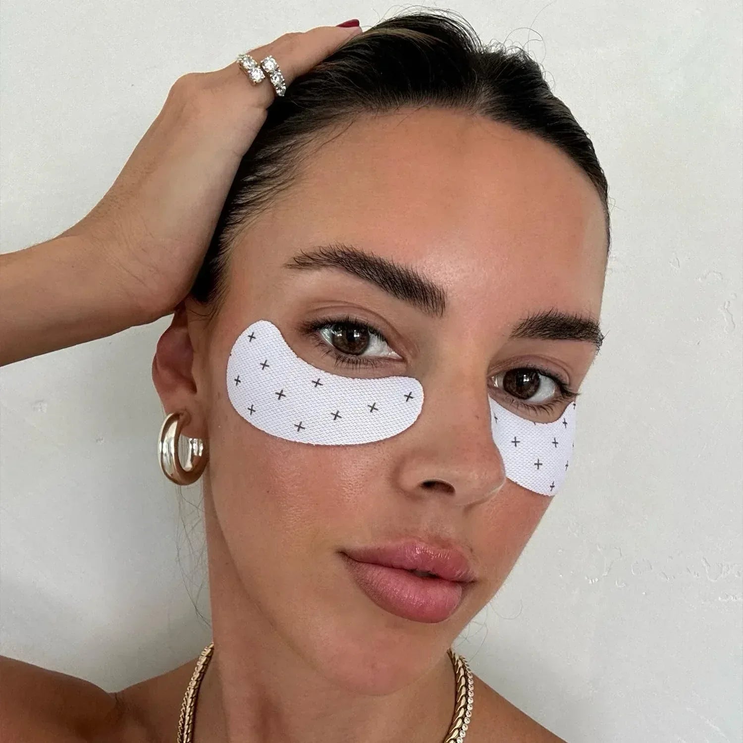 + Lux Unfiltered Cooling Under Eye Patches – 10 Pairs of Caffeine-Infused Vegan Eye Masks for Puffiness & Brightness
