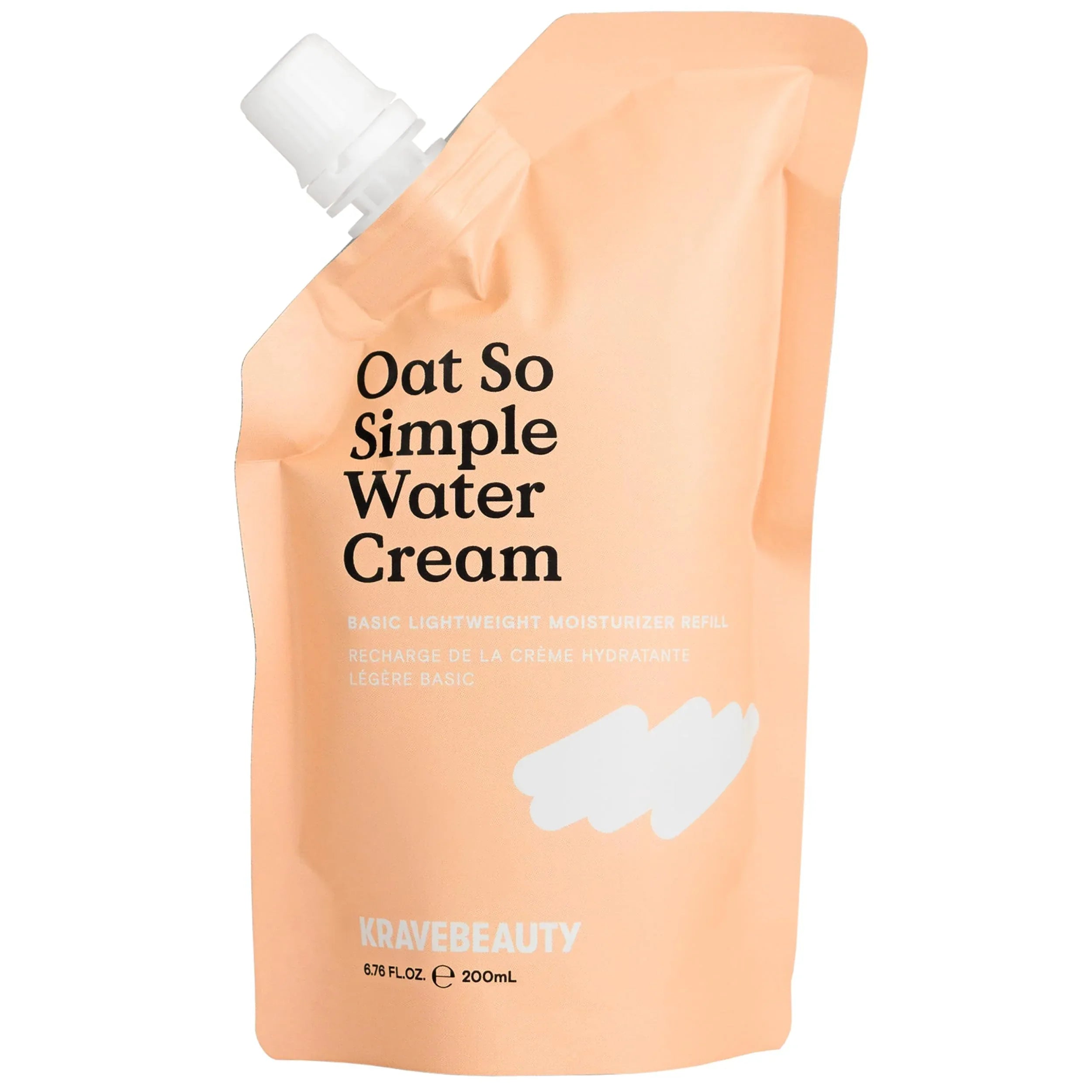 KraveBeauty Oat So Simple Water Cream Moisturizer - Lightweight Calming Gel Cream