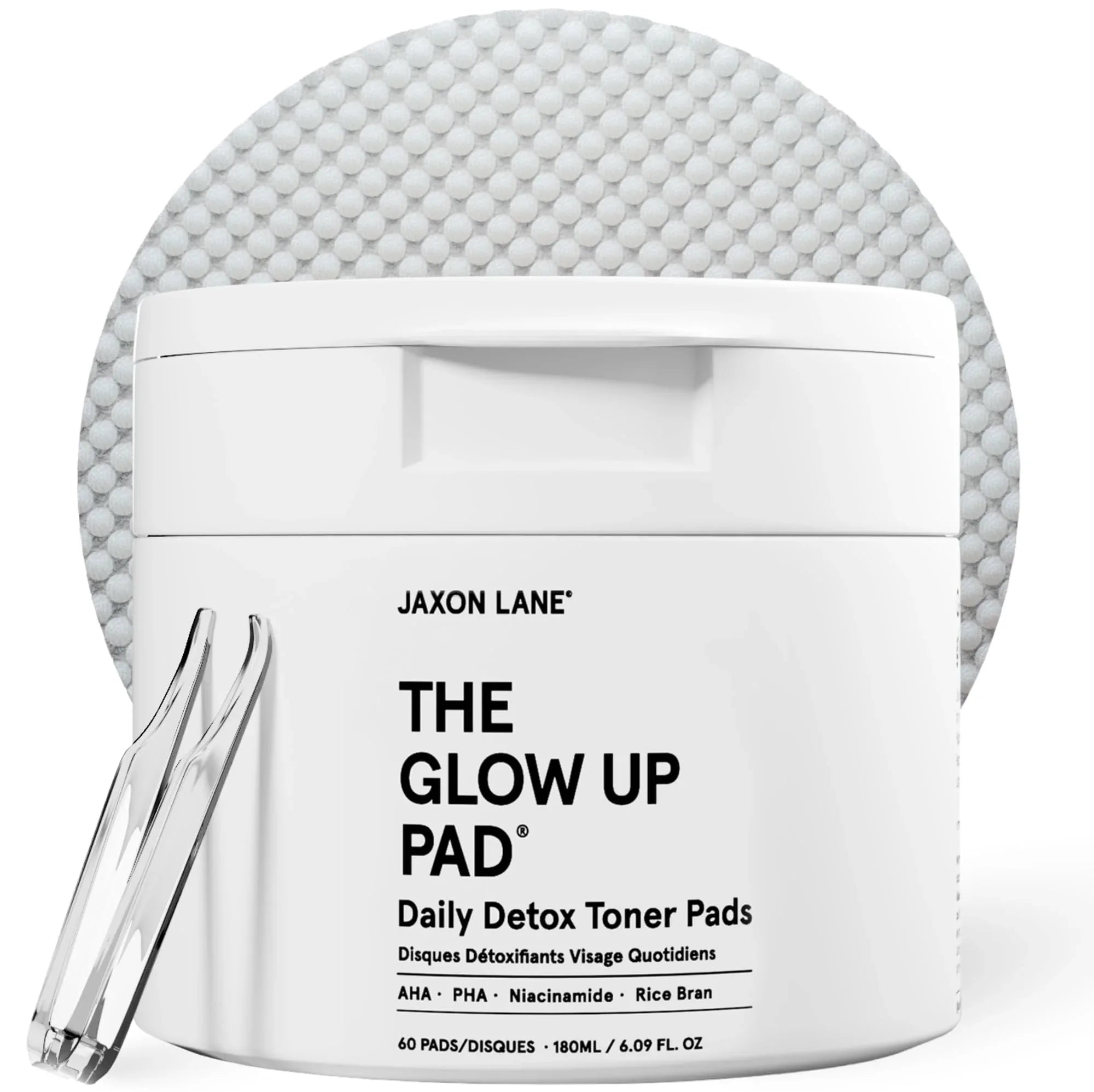 JAXON LANE Korean Exfoliating Toner Pads — AHA PHA Niacinamide Pads for Brighter, Cleaner Skin After Every Long Day