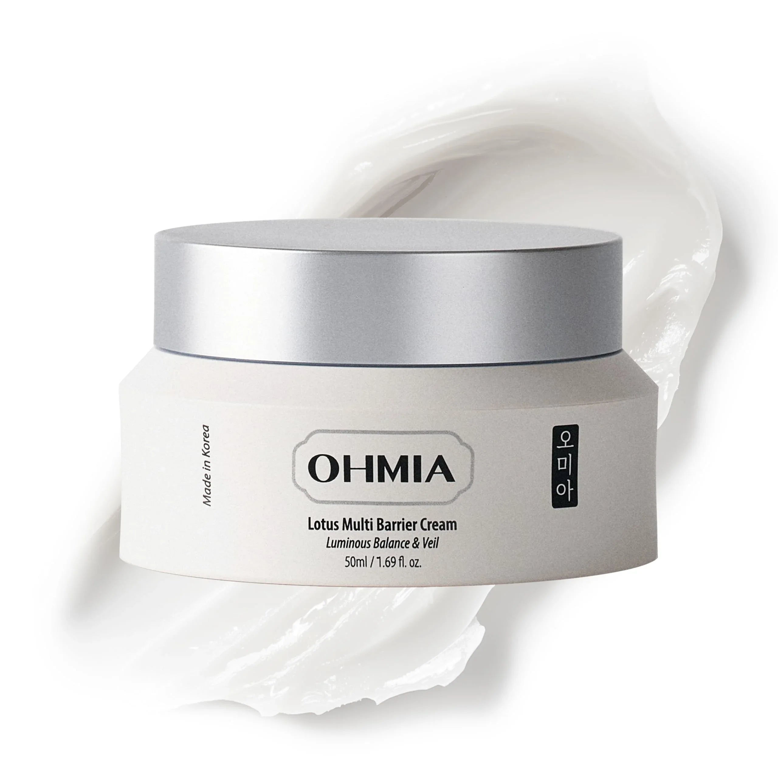 OHMIA Korean Anti-Aging & Firming Moisturizer — Barrier-Strengthening Cream with Niacinamide, Rice & Lotus for Sensitive Skin
