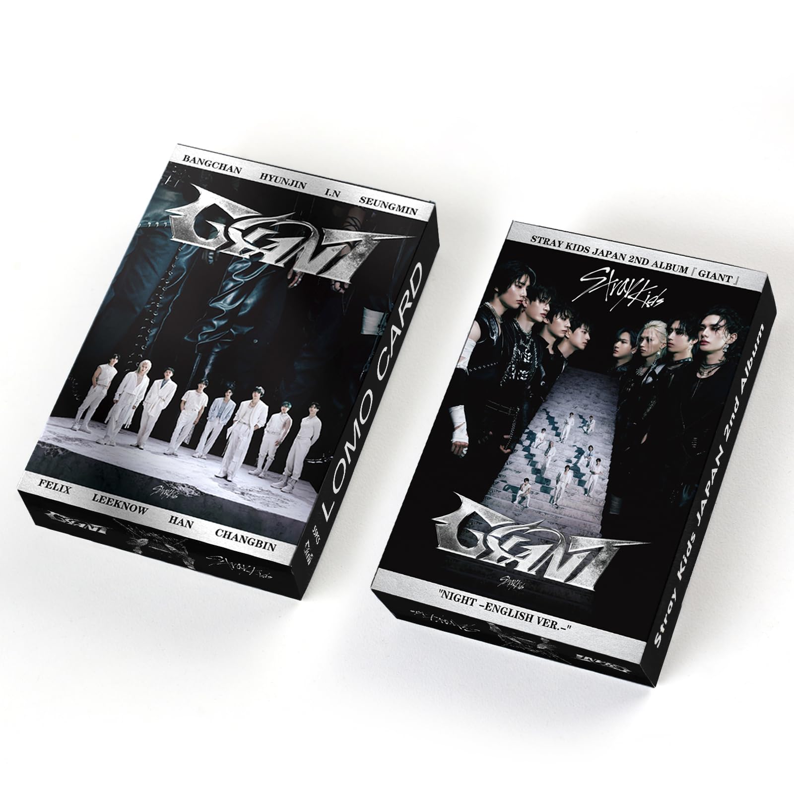 55 PCS Stray Kids Giant Album Photocards – High-Quality Lomo Cards, Kpop Merch Gift for STAY Fans