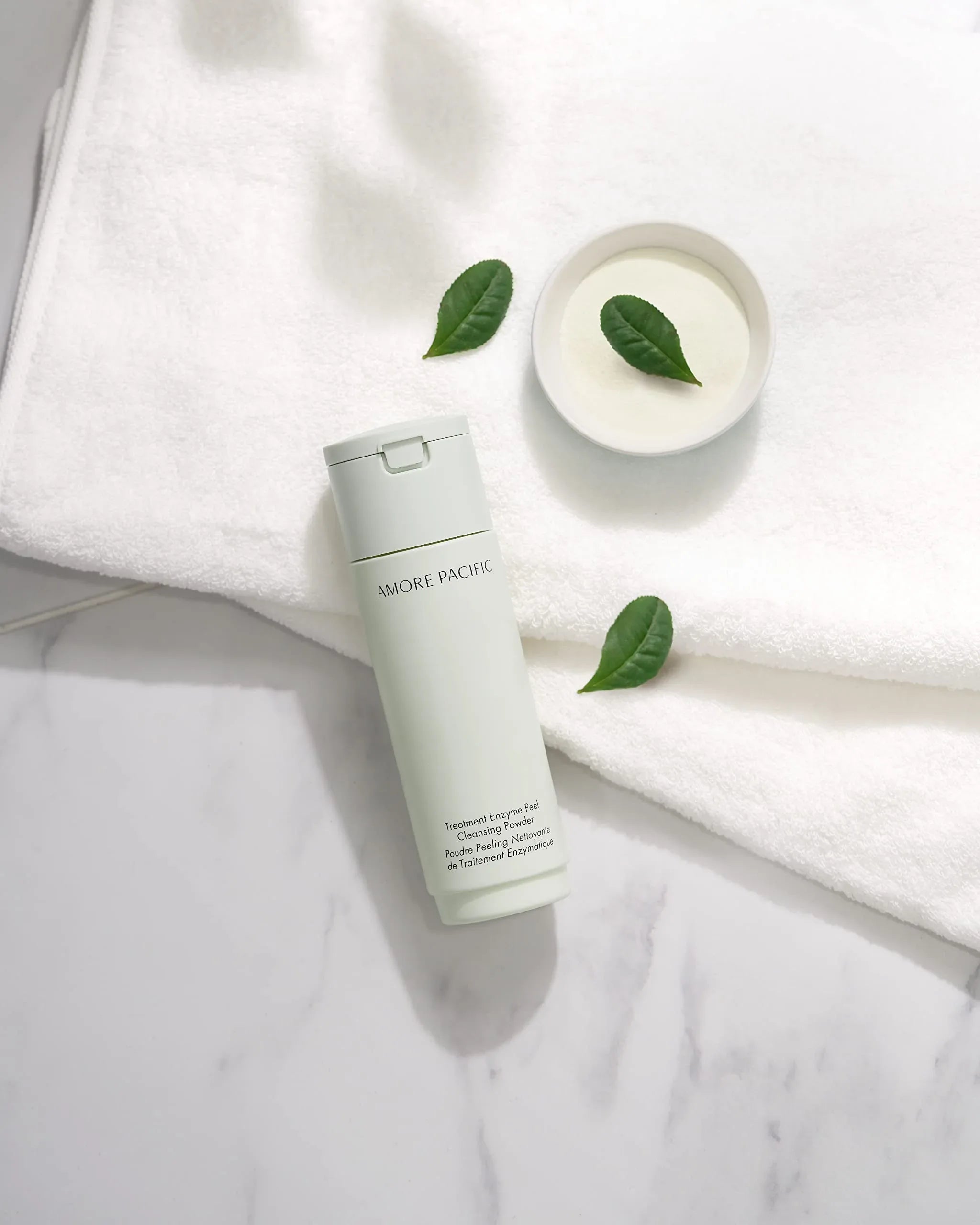 AMOREPACIFIC Treatment Enzyme Peel Cleansing Powder - Gentle Exfoliator with Hyaluronic Acid & Green Tea, 1.9 oz