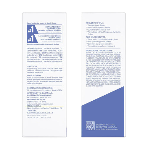 AESTURA ATOBARRIER365 Hydro CERA-HA Face Serum — Ceramide & Hyaluronic Acid Barrier Repair Serum for Dry, Sensitive & Combination Skin, 30ml