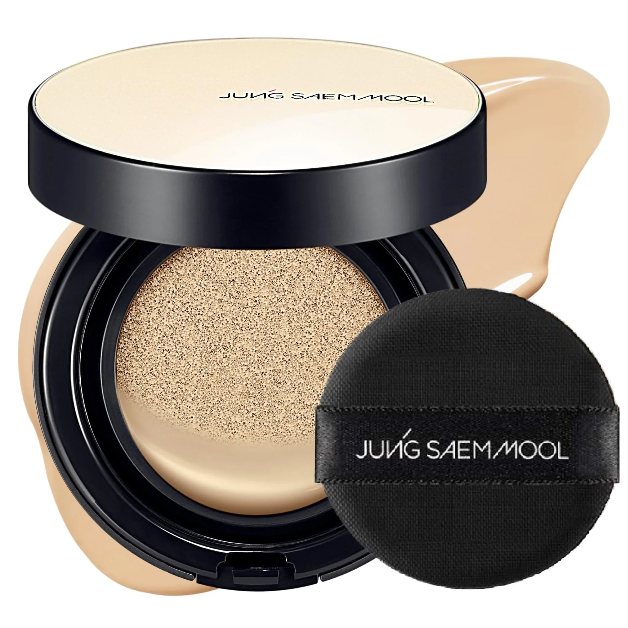 JUNG SAEM MOOL Essential Skin Nuder Cushion - Natural Finish Buildable Coverage Foundation