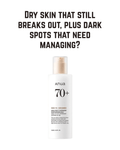 ANUA Rice 70 Intensive Moisturizing Milk - Lightweight Barrier-Building Hydration
