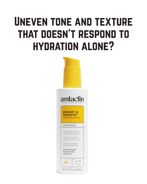AmLactin Bright and Smooth Resurfacing Serum - 5% AHA Exfoliating Brightening Serum
