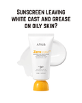 Anua Zero-cast Moisturizing Finish Sunscreen — SPF 50 Oil-Free, No White Cast UV Protection With 72-Hour Hydration