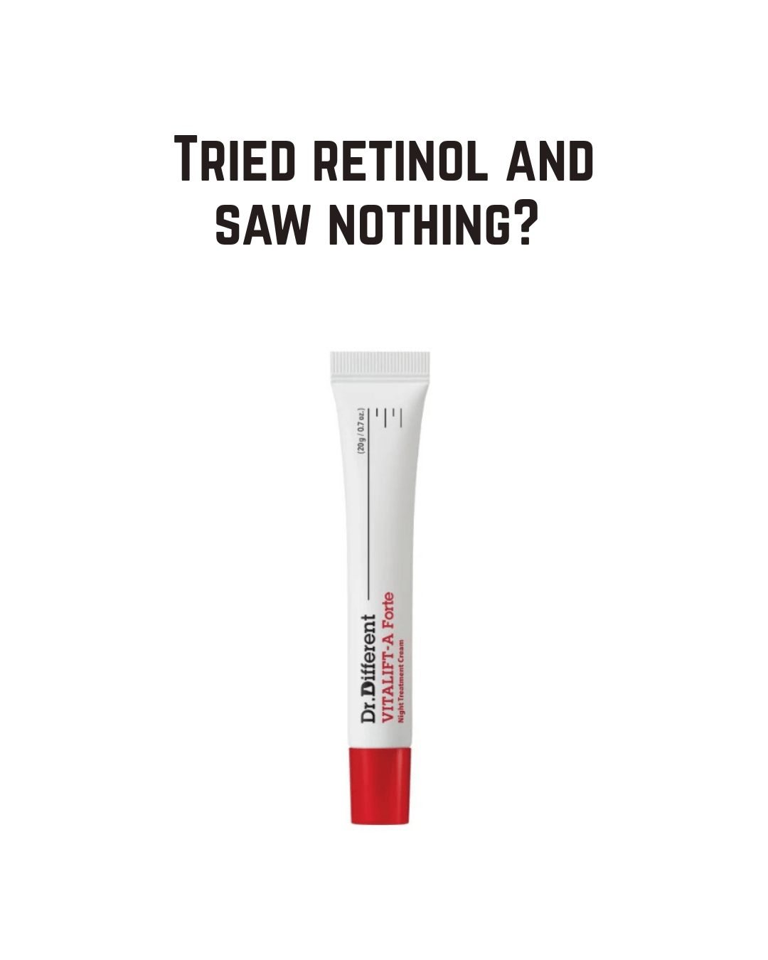 Dr.Different VITALIFT-A Forte Retinal 0.1% - Intensive Anti-Aging Cream