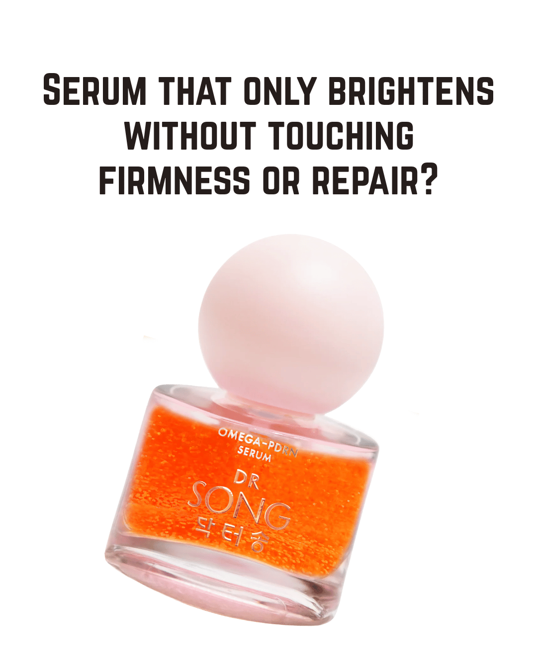 Dr Song PDRN Peptide-8 Serum, Korean Brightening Serum with Salmon PDRN, Niacinamide, Hyaluronic Acid, Collagen Support, All Skin Types