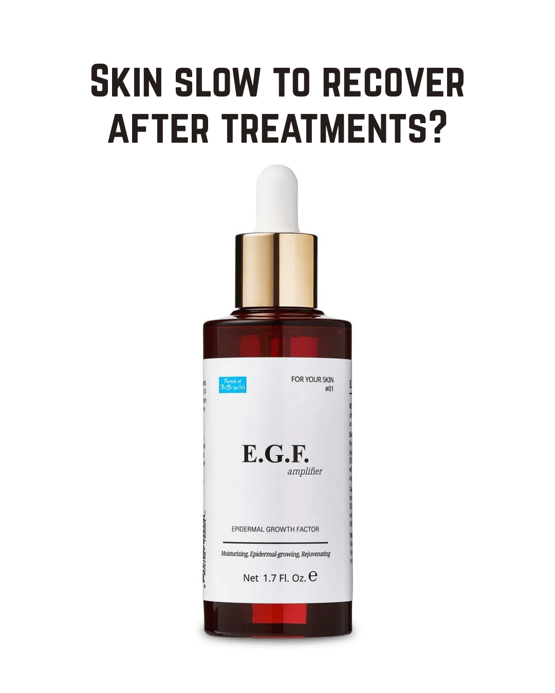 Forest of the Borges's EGF Serum Epidermal Growth Factor — Epidermal Growth Factor for Post-Treatment Skin Recovery and Rejuvenation