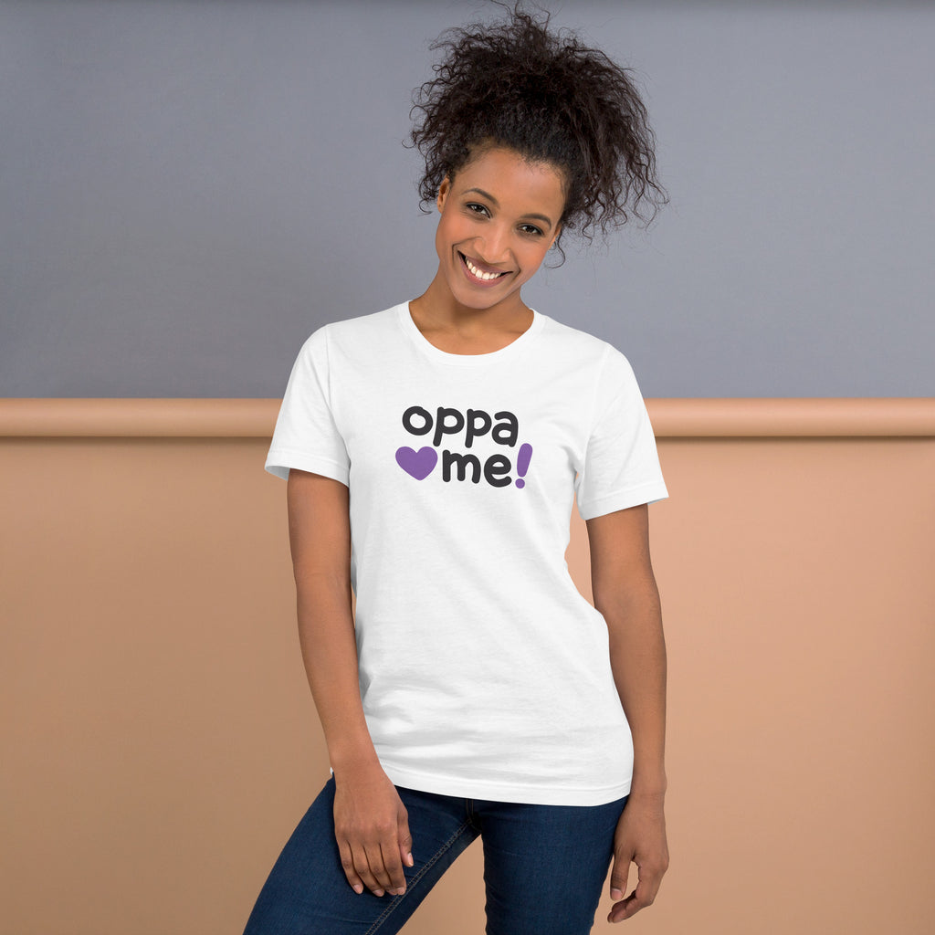 Oppa Love Me! K-Pop Style Daily T-Shirt - White