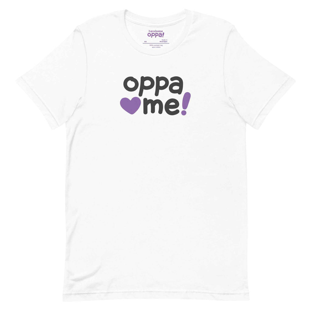 Oppa Love Me! K-Pop Style Daily T-Shirt - White 5XL