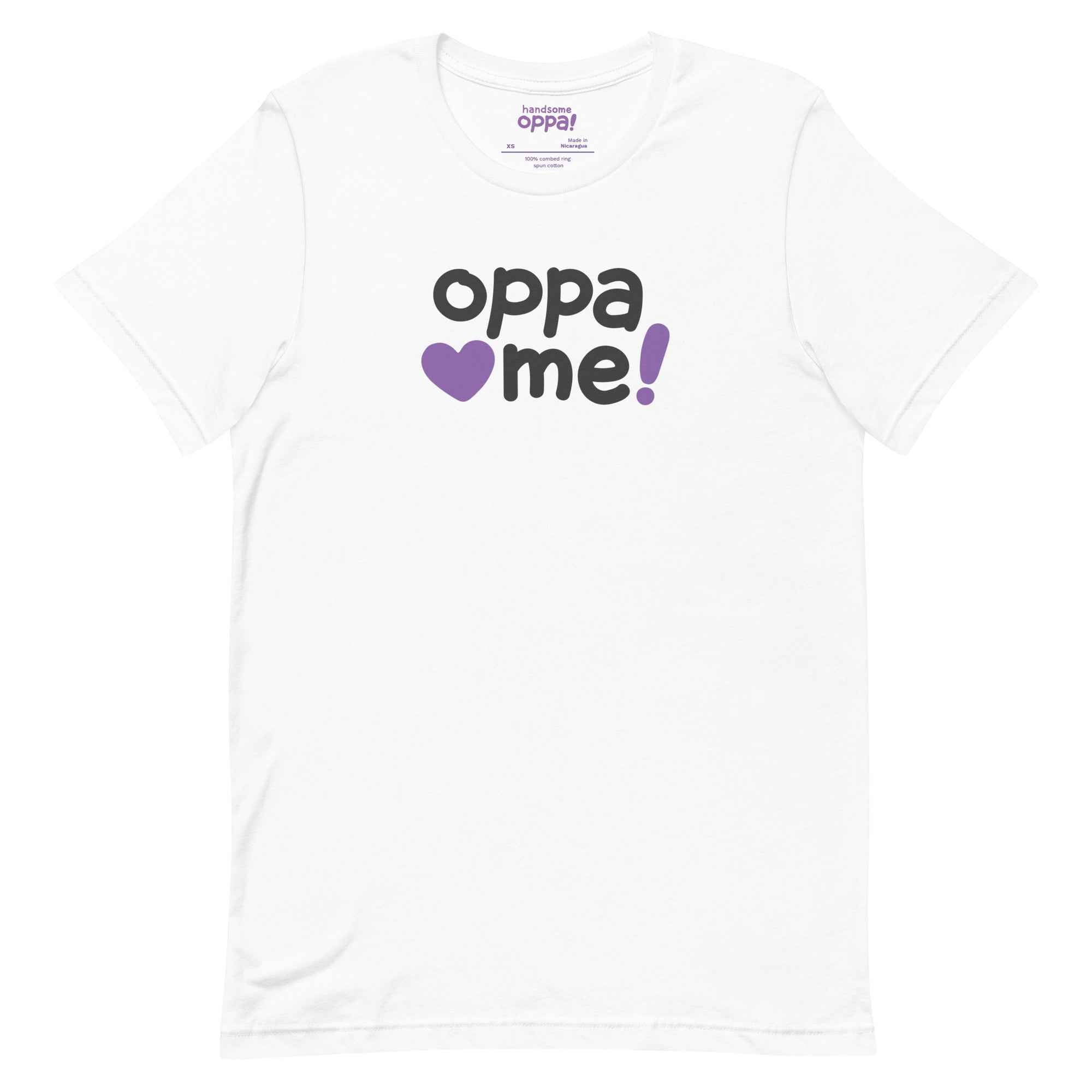 Oppa Love Me! K-Pop Style Daily T-Shirt - White 5XL