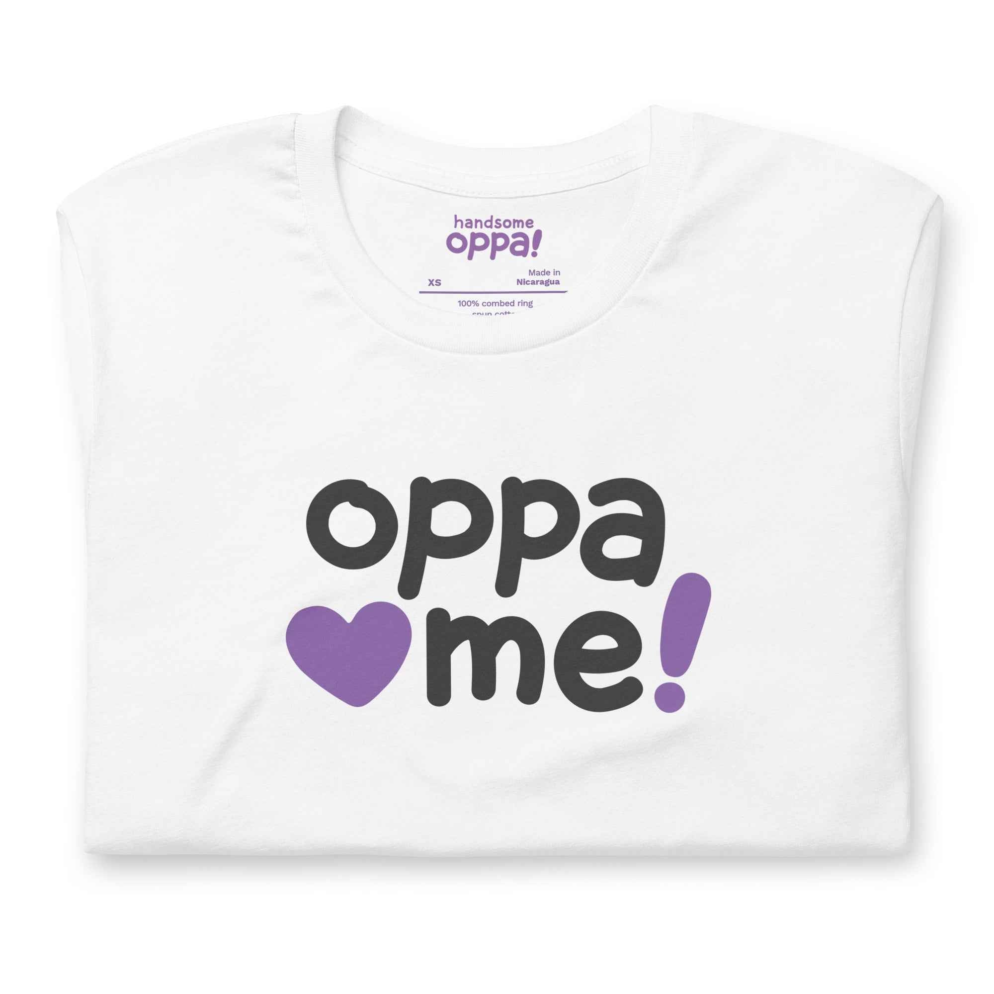 Oppa Love Me! K-Pop Style Daily T-Shirt - White
