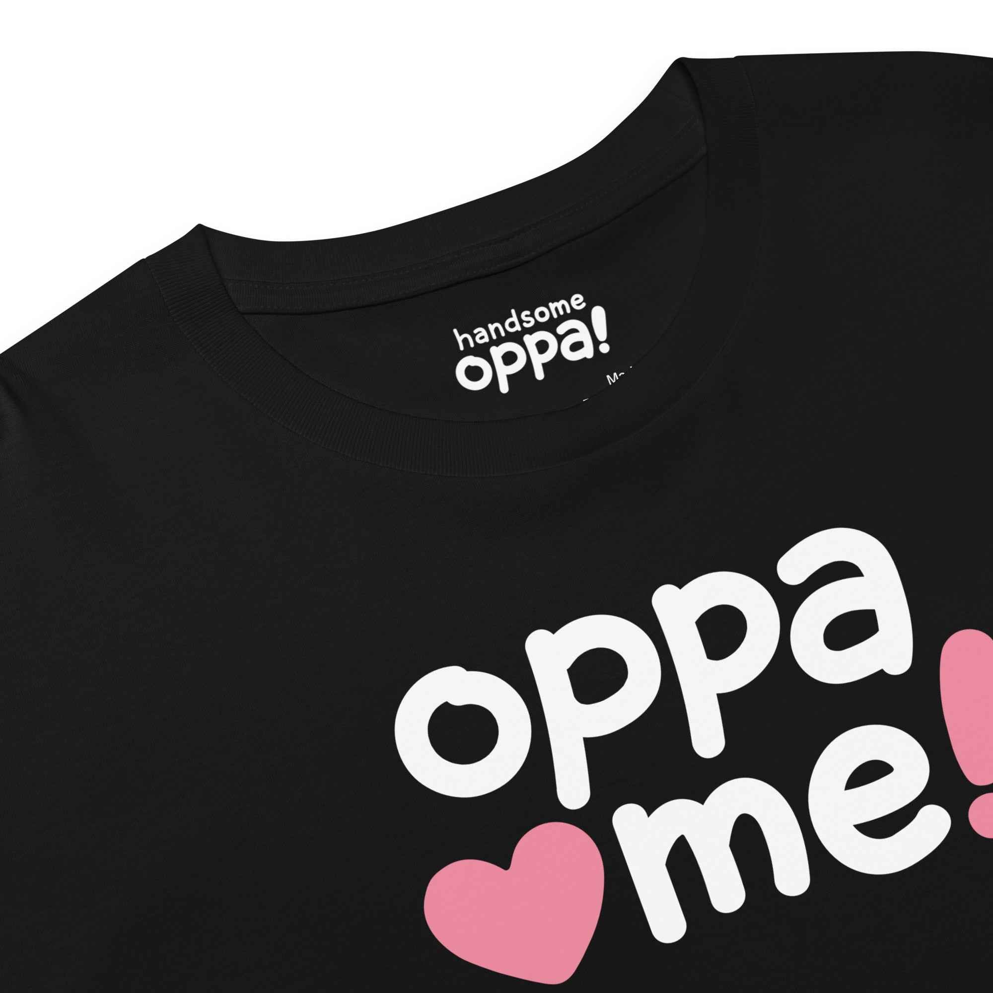 Oppa Love Me! K-Pop Style Women’s Crop Top - Black